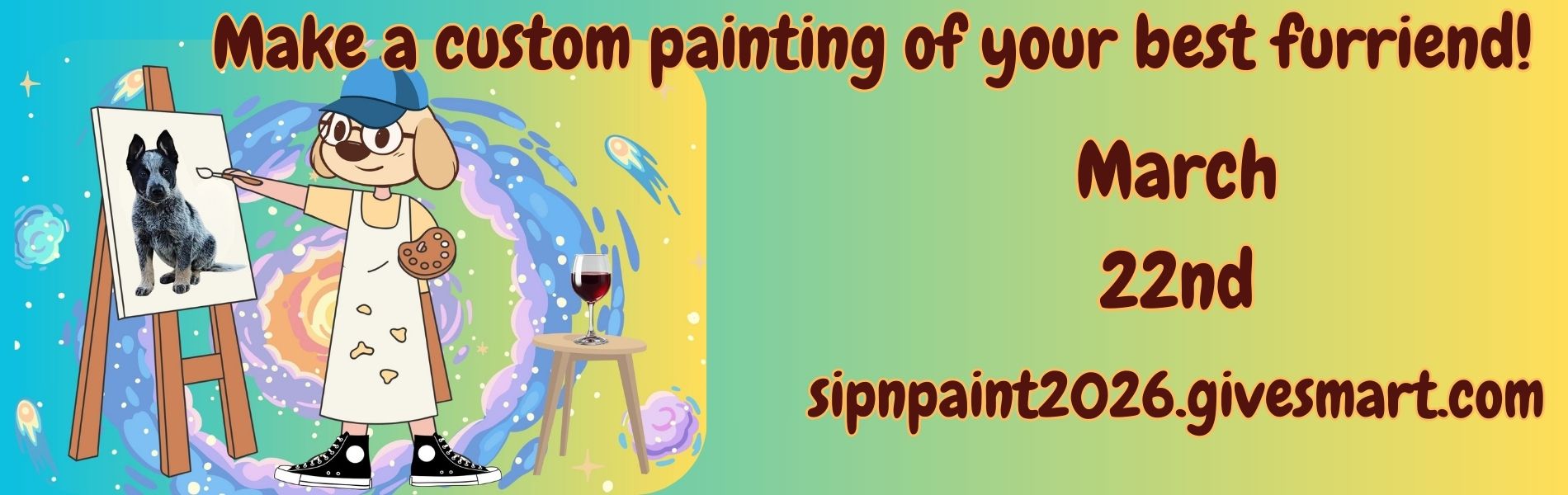 Sip and Paint to Support HSSPV